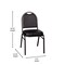 Emma and Oliver Dymoke Versatile Dome Back Stacking Banquet Chair